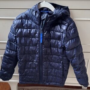 Primary Navy Blue Kids Puffer Jacket